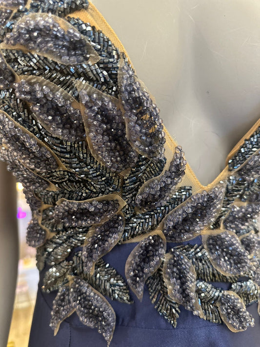 Vestido M.Rodarte Lia Azul Carbono