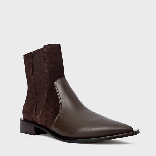 BOTA CARRANO WESTERN ELÁSTICO COURO SUEDE