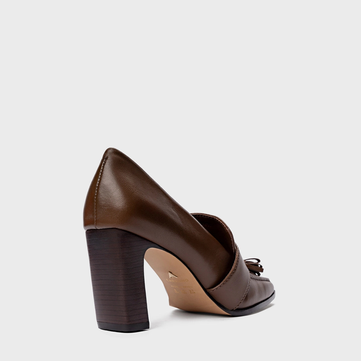 SAPATO CARRANO MOCASSIM SALTO BROWNIE