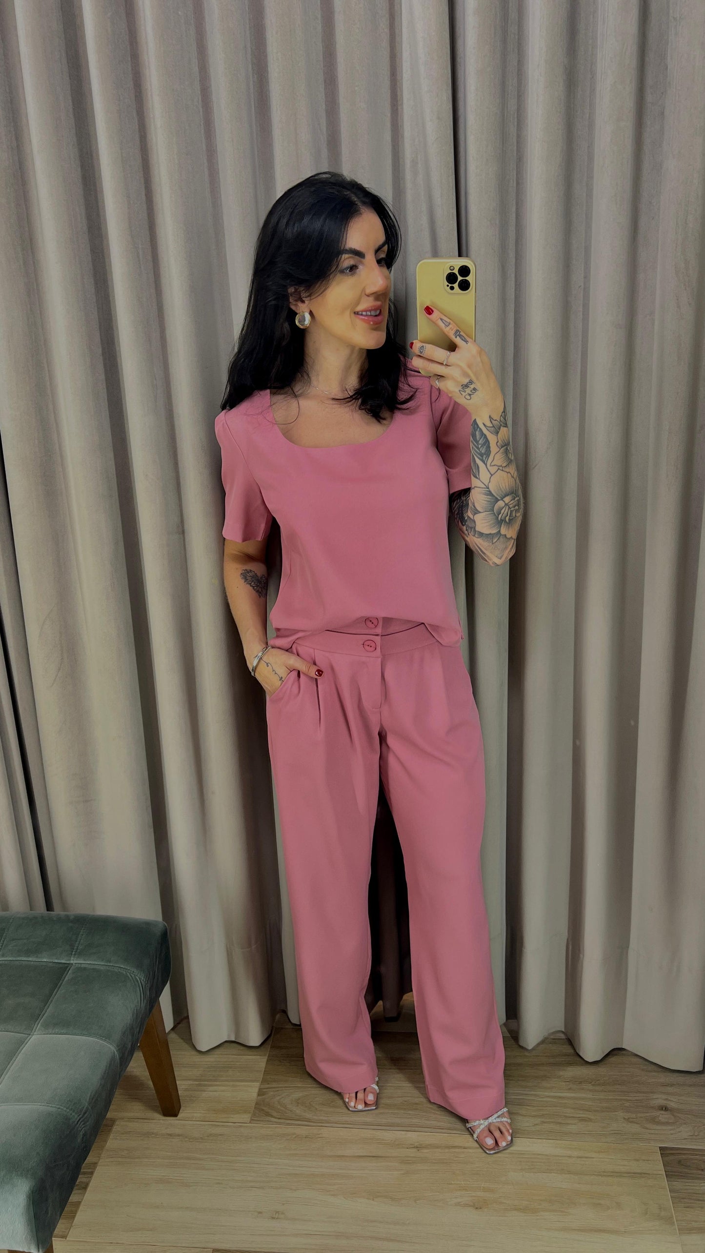 Conjunto Les Sarah Rosa Blush