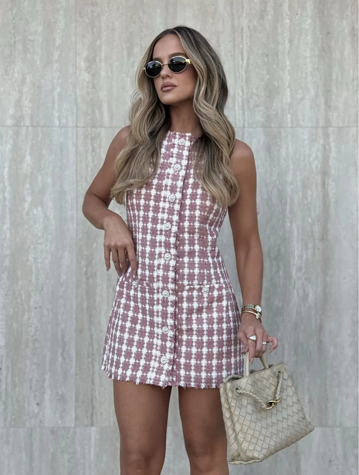 Vestido Cloude Sabrina Rose