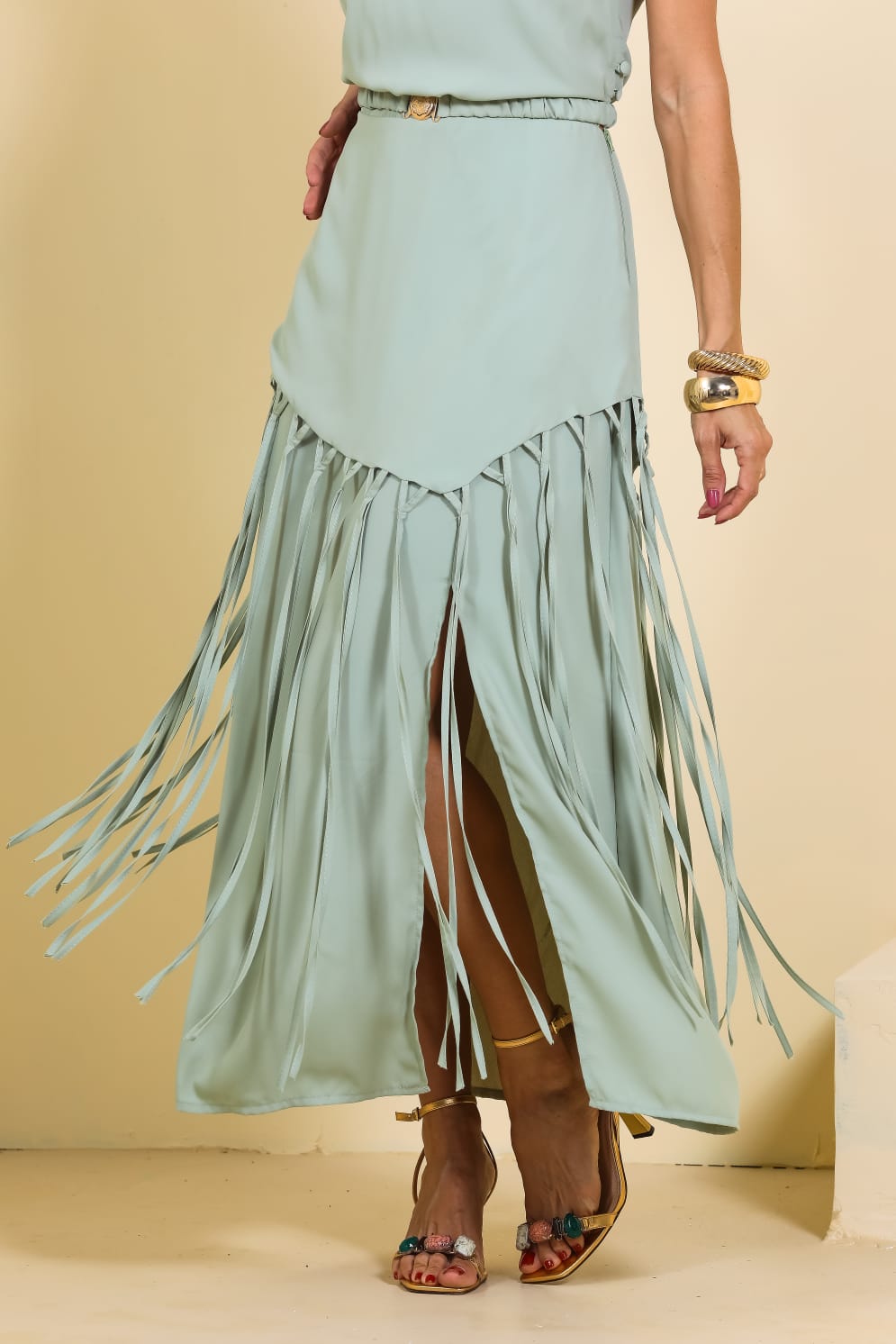Vestido Anamês Larissa Verde