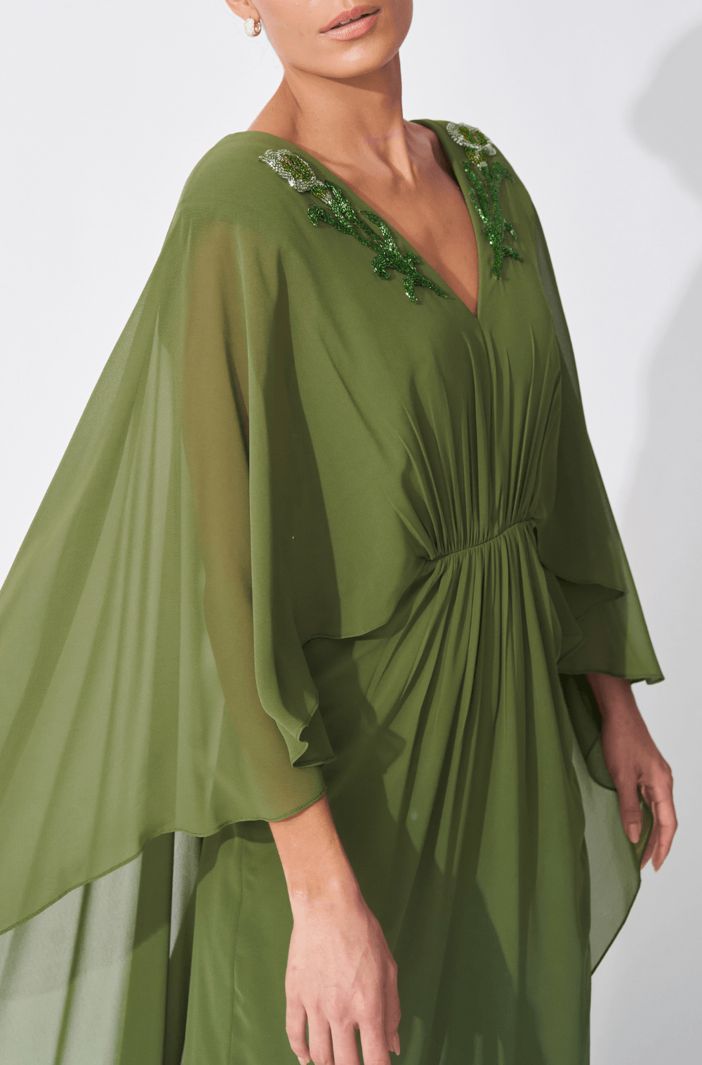 Vestido Dpsco Silvana Verde Oliva