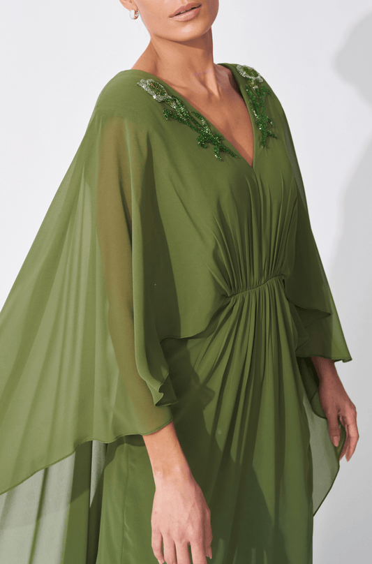 Vestido Dpsco Silvana Verde Oliva