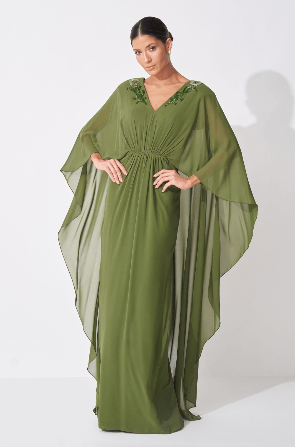 Vestido Dpsco Silvana Verde Oliva