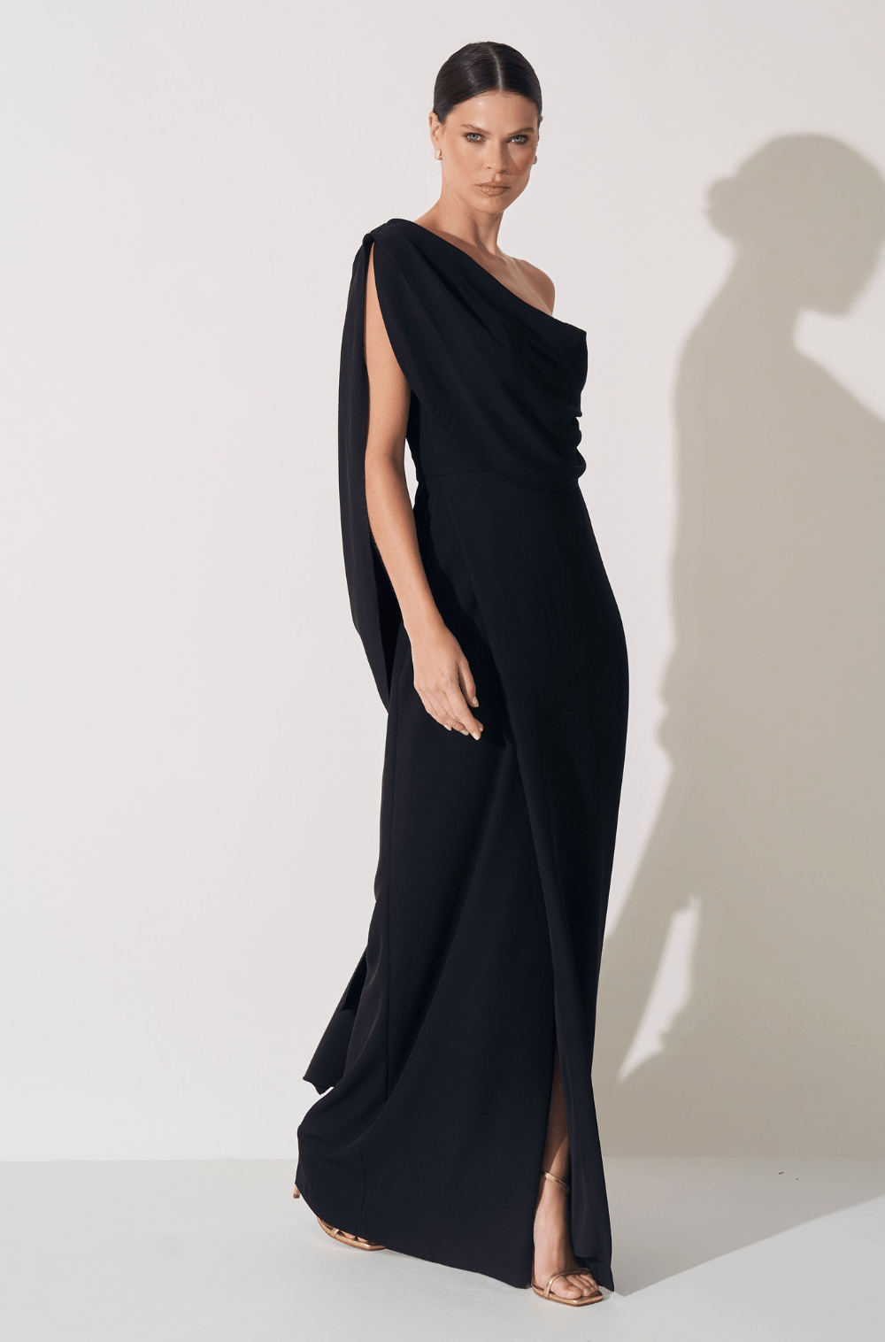 VESTIDO DPSCO LONGO MARTA PRETO