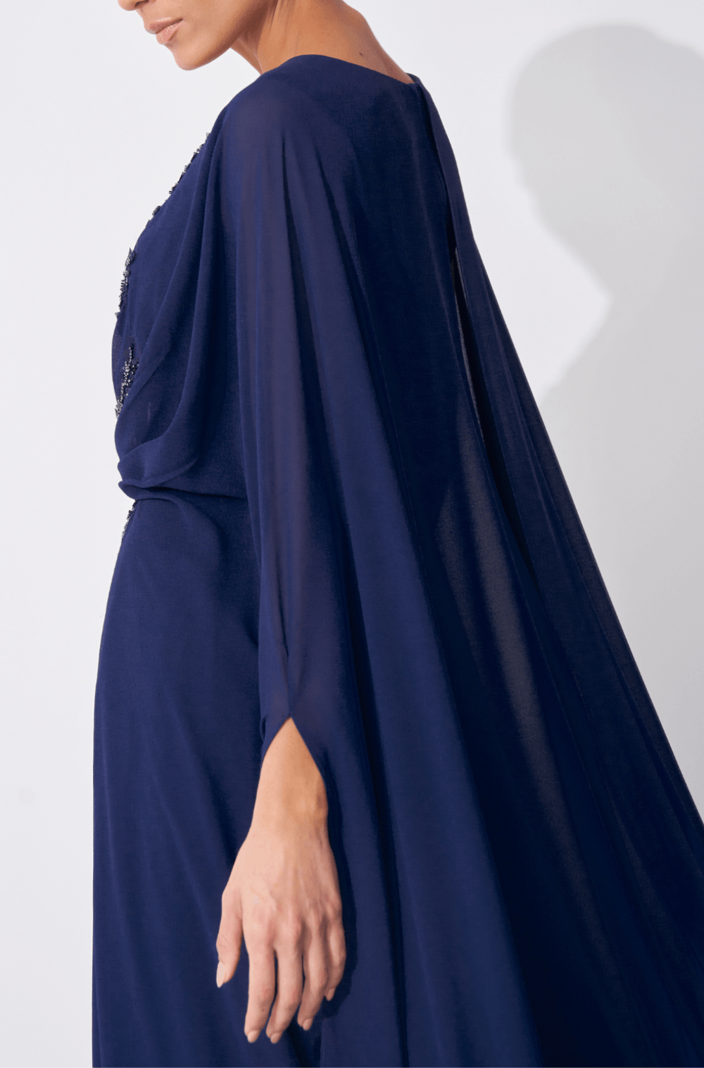 Vestido Dpsco Grace Kelly Azul Marinho