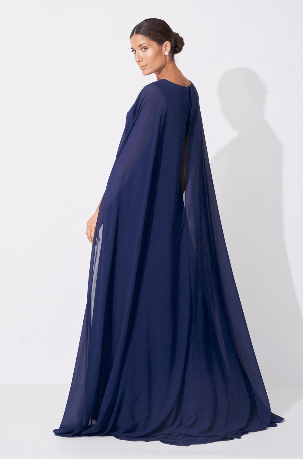 Vestido Dpsco Grace Kelly Azul Marinho