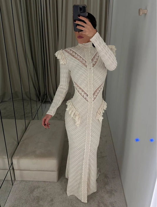 VESTIDO CLOUDE GIL PALHA