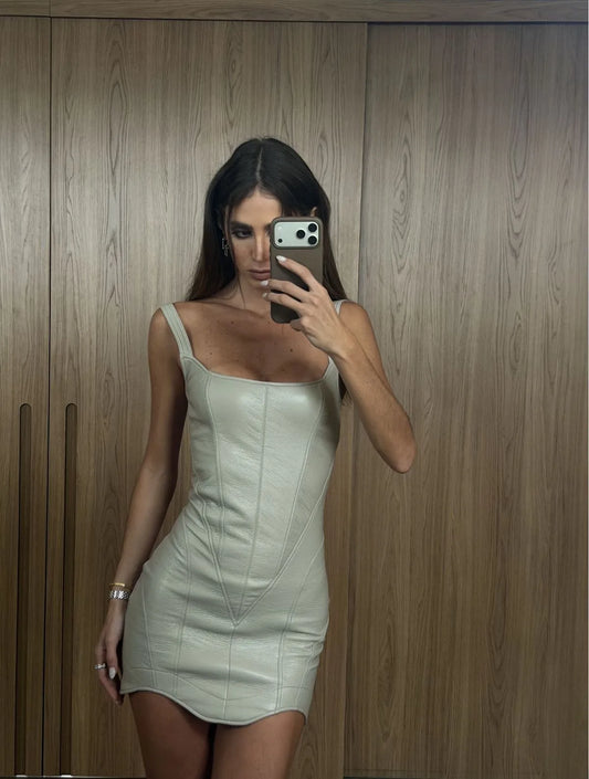 VESTIDO CLOUDE CATIA CINZA