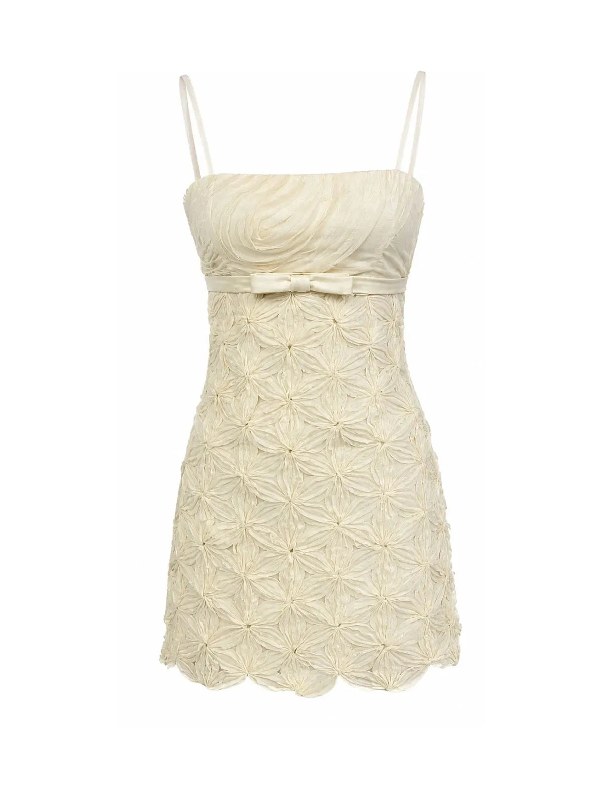 VESTIDO CLOUDE AMY CHAMPANHE