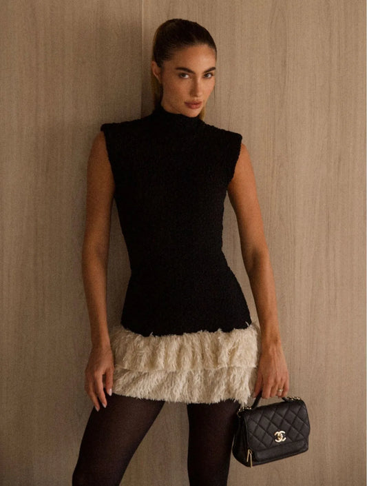 VESTIDO CLOUDE GEOVANA PRETO
