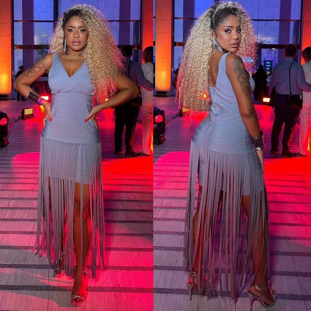Vestido Raizz Tricot Bandage Prata