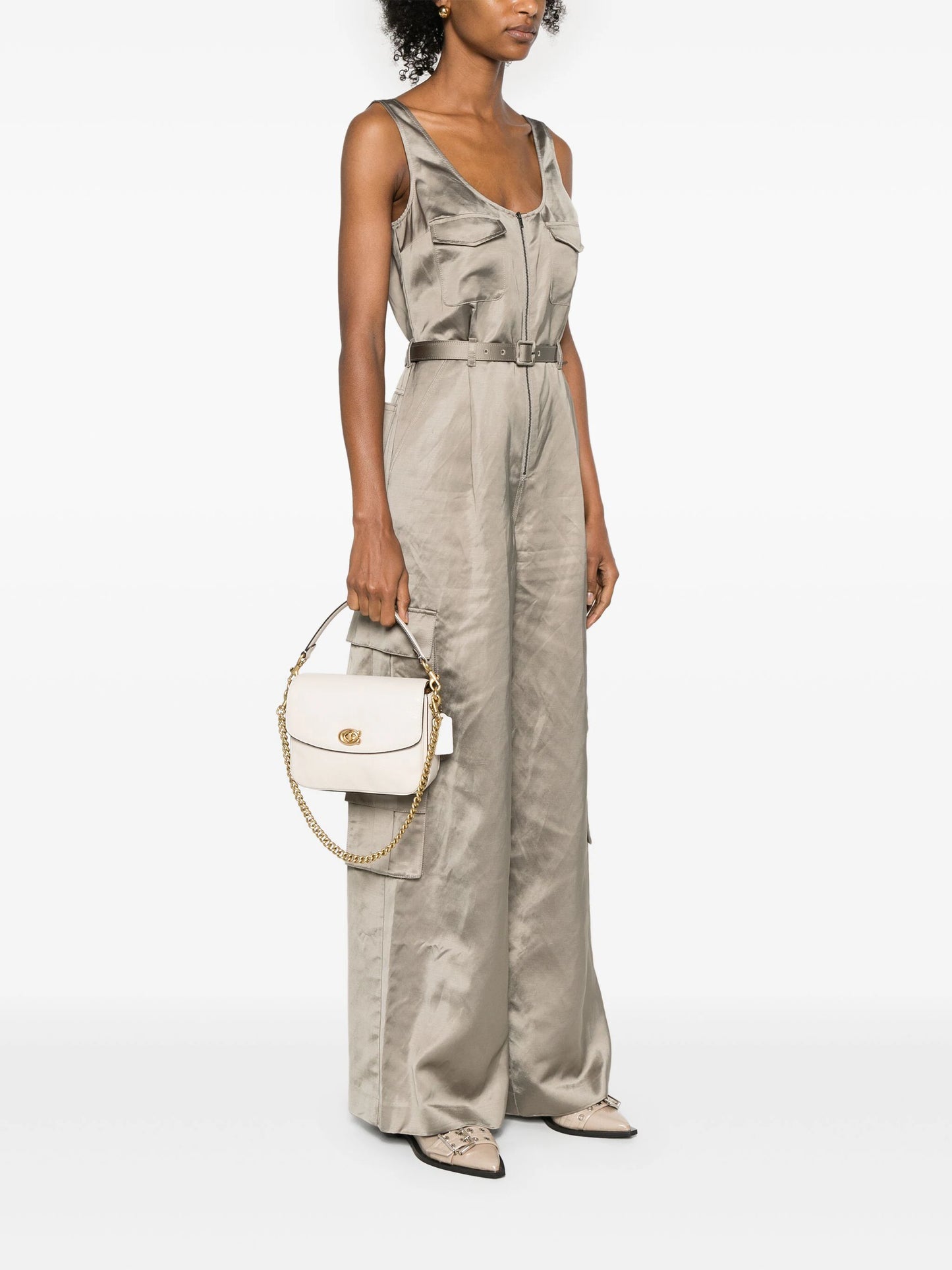 Bolsa Coach Cassie Crossbody Chalk