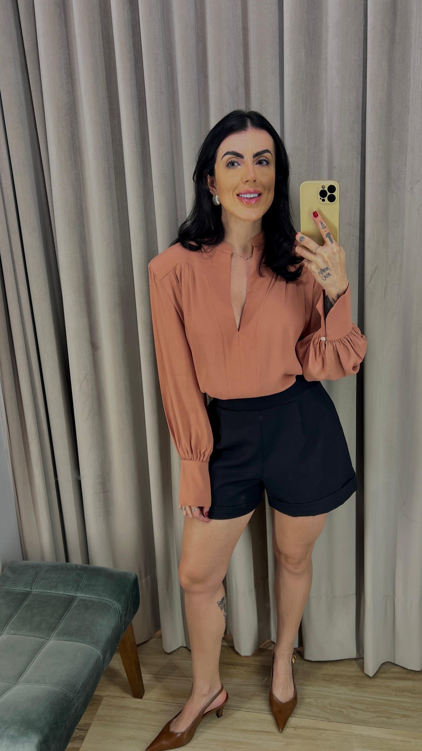 Camisa Cloude Bia Terra
