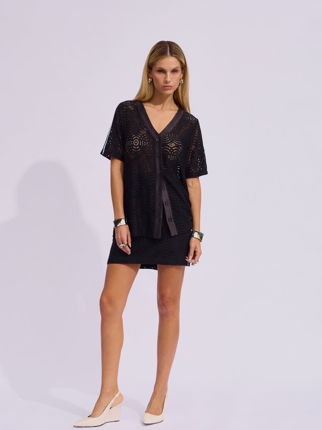 Conjunto Raizz Renda Samira Preto
