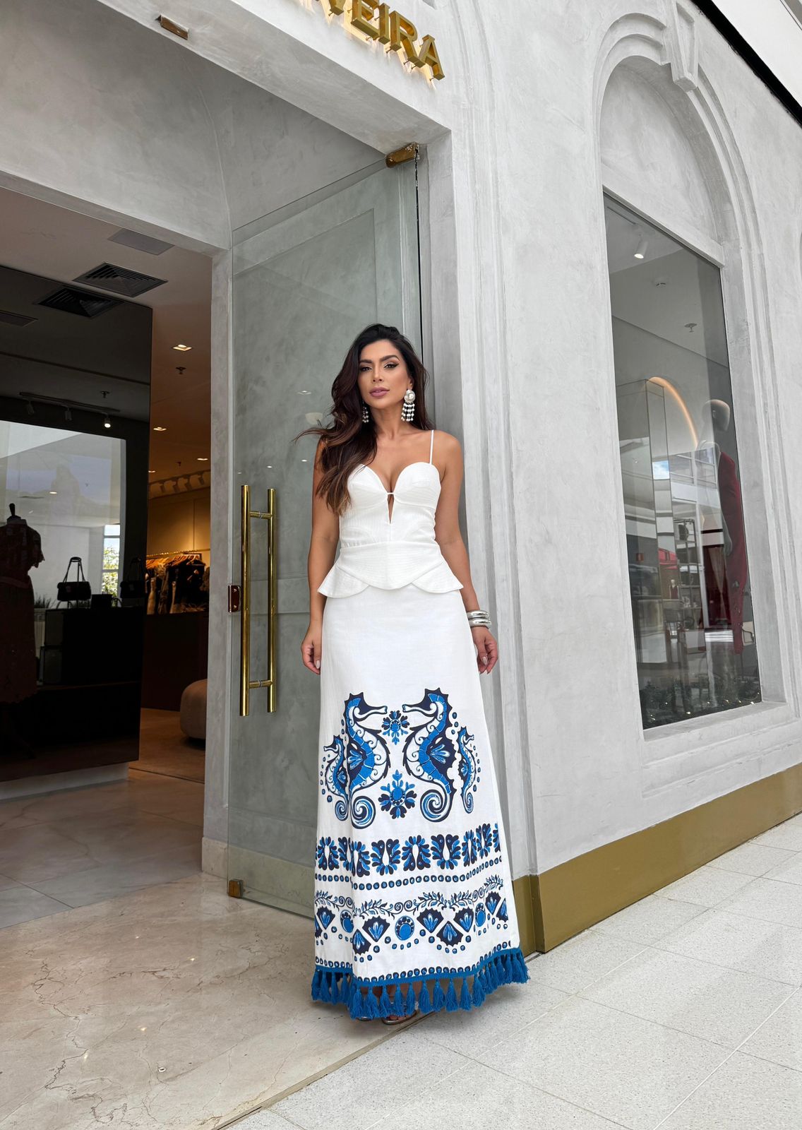 Saia Amarante Off White Blue