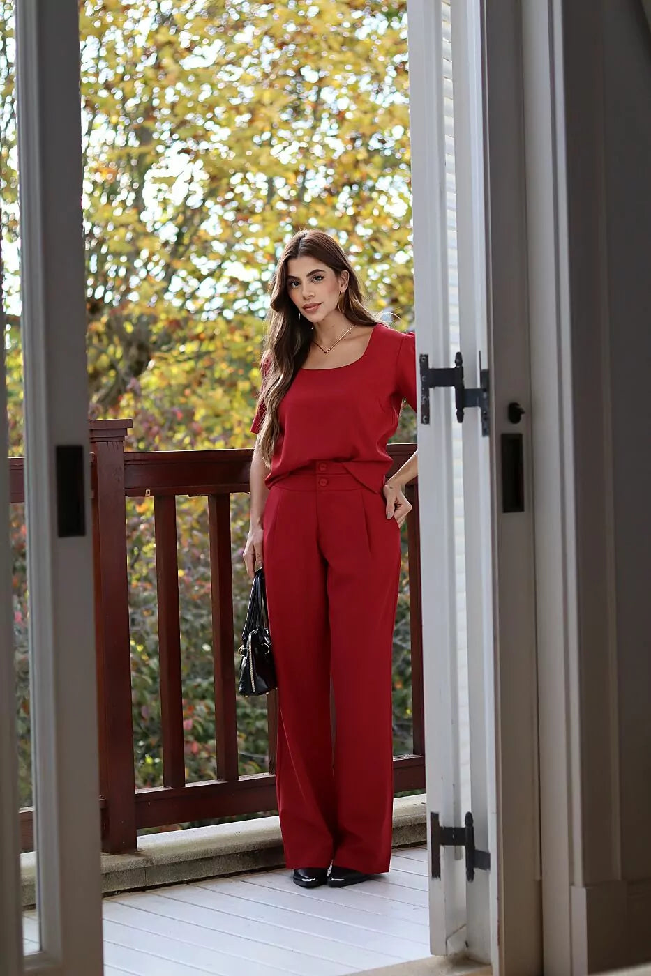 Conjunto Les Sarah Marrom