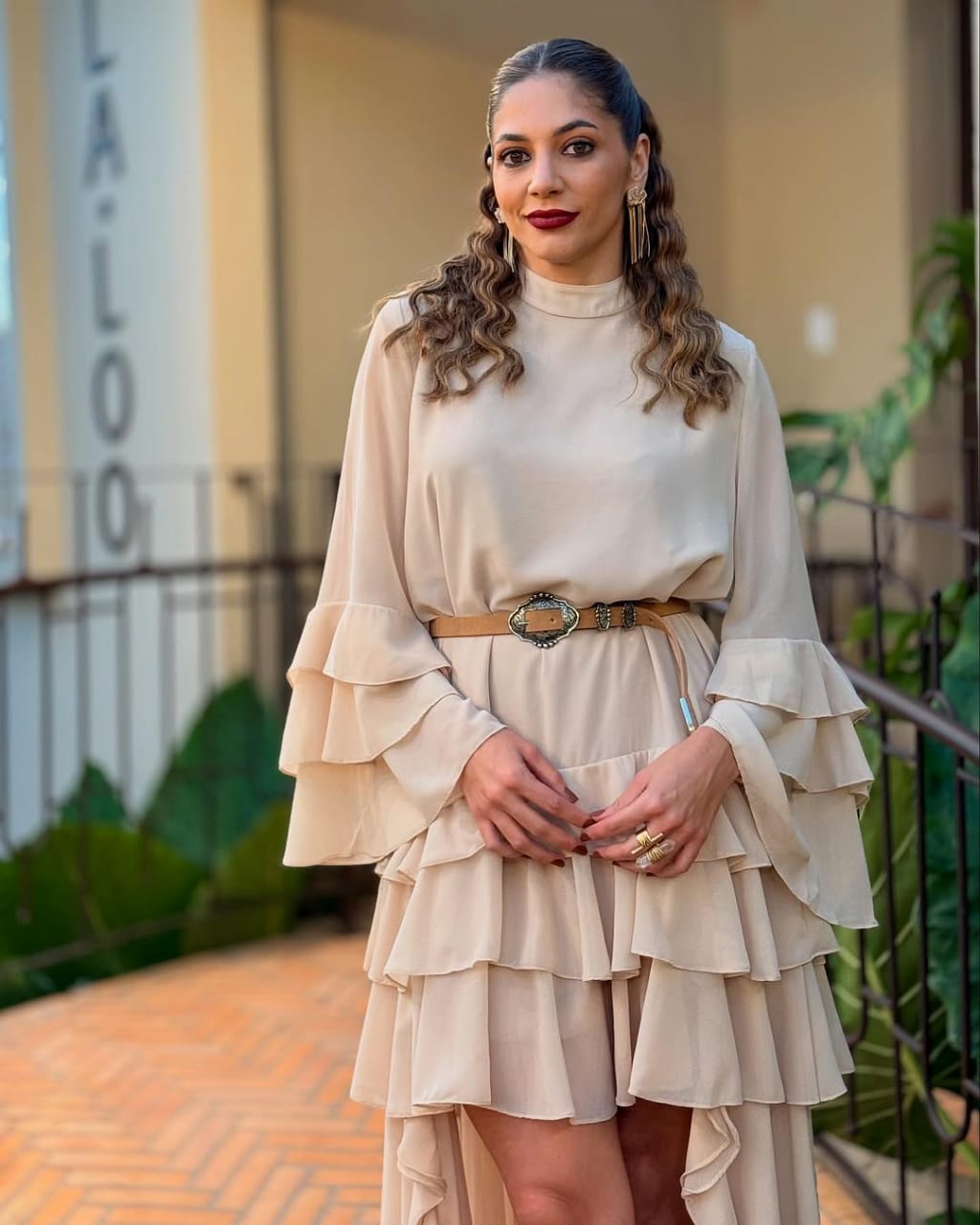 Vestido Amarante Lia Gengibre