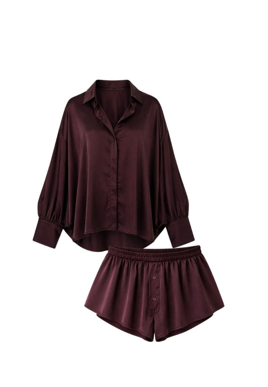 CONJUNTO CLOUDE SOL MARROM