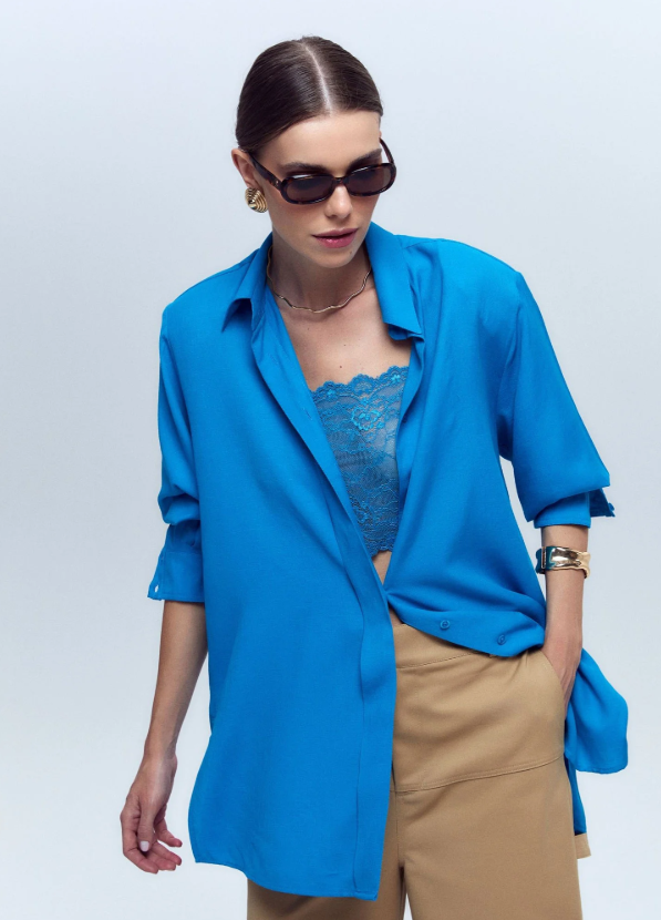 Camisa Raizz Aline Azul