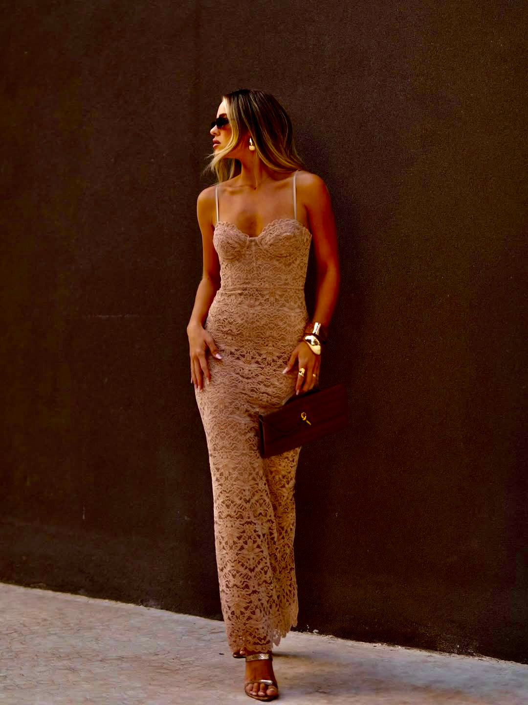 VESTIDO CLOUDE CARLA NUDE
