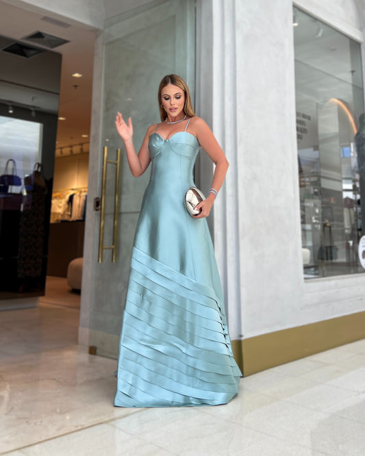 Vestido M.Rodarte Hermione Azul