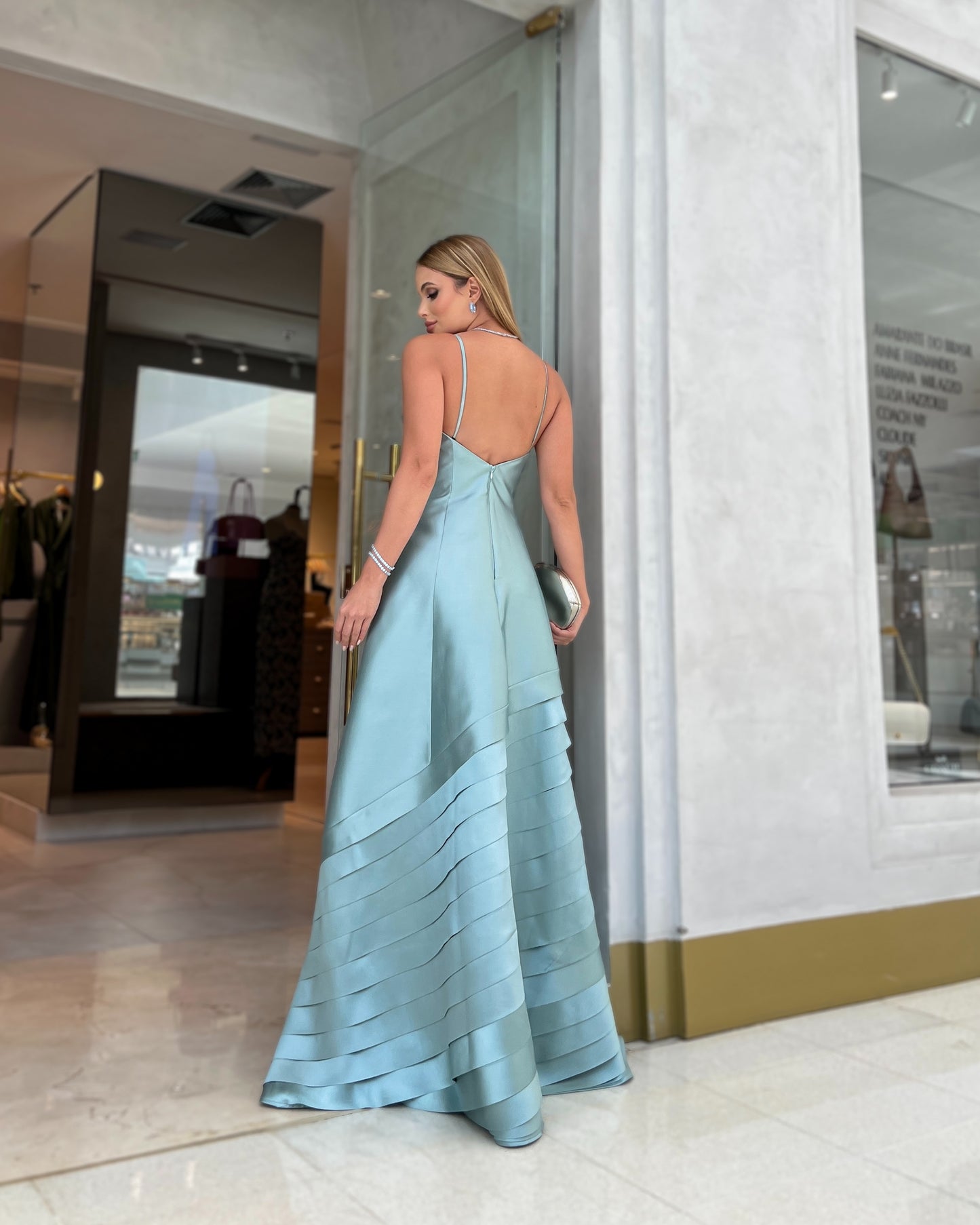 Vestido M.Rodarte Hermione Azul