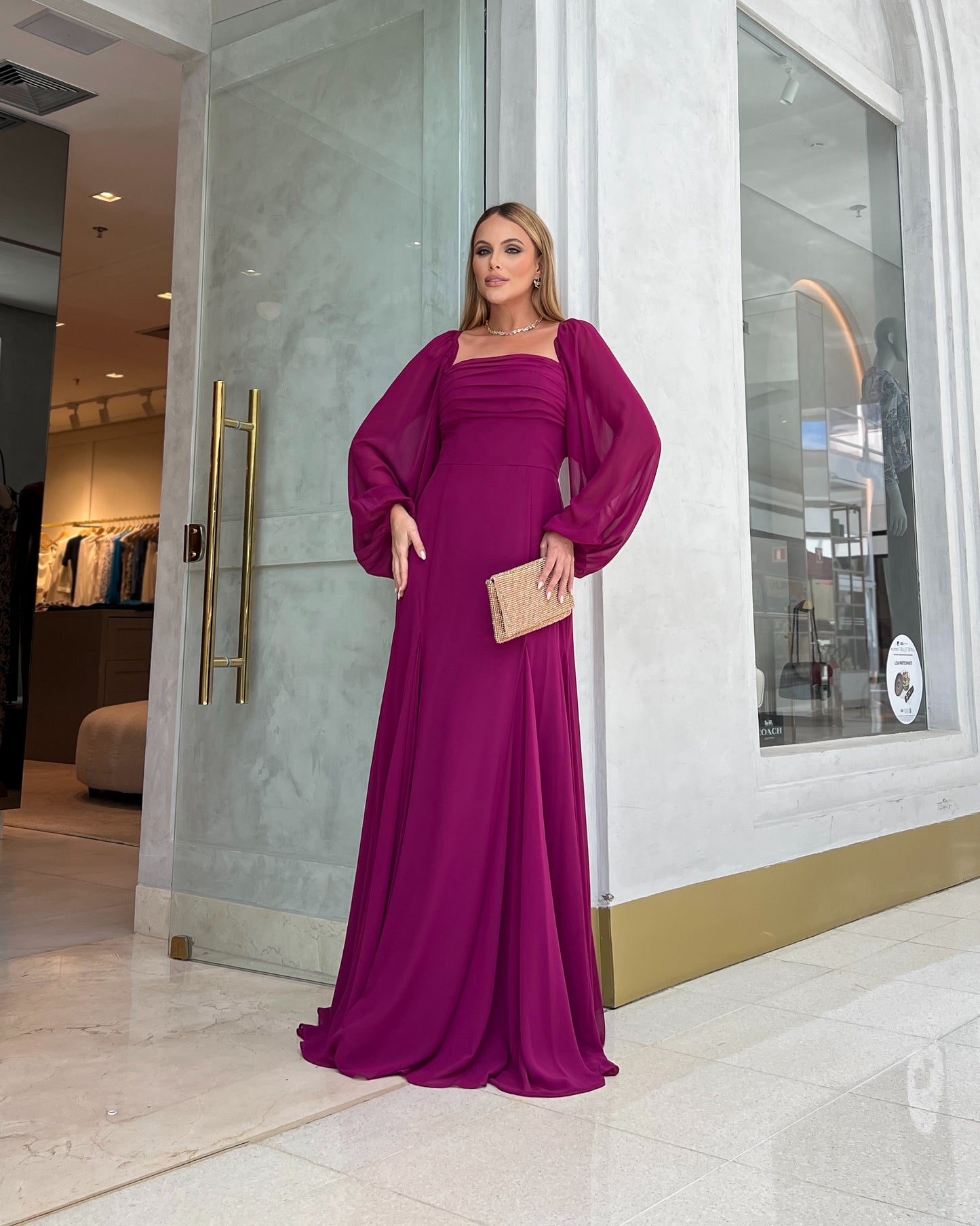 Vestido Dpsco Leyla Purpura