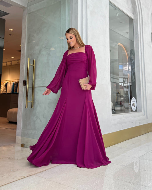 Vestido Dpsco Leyla Purpura