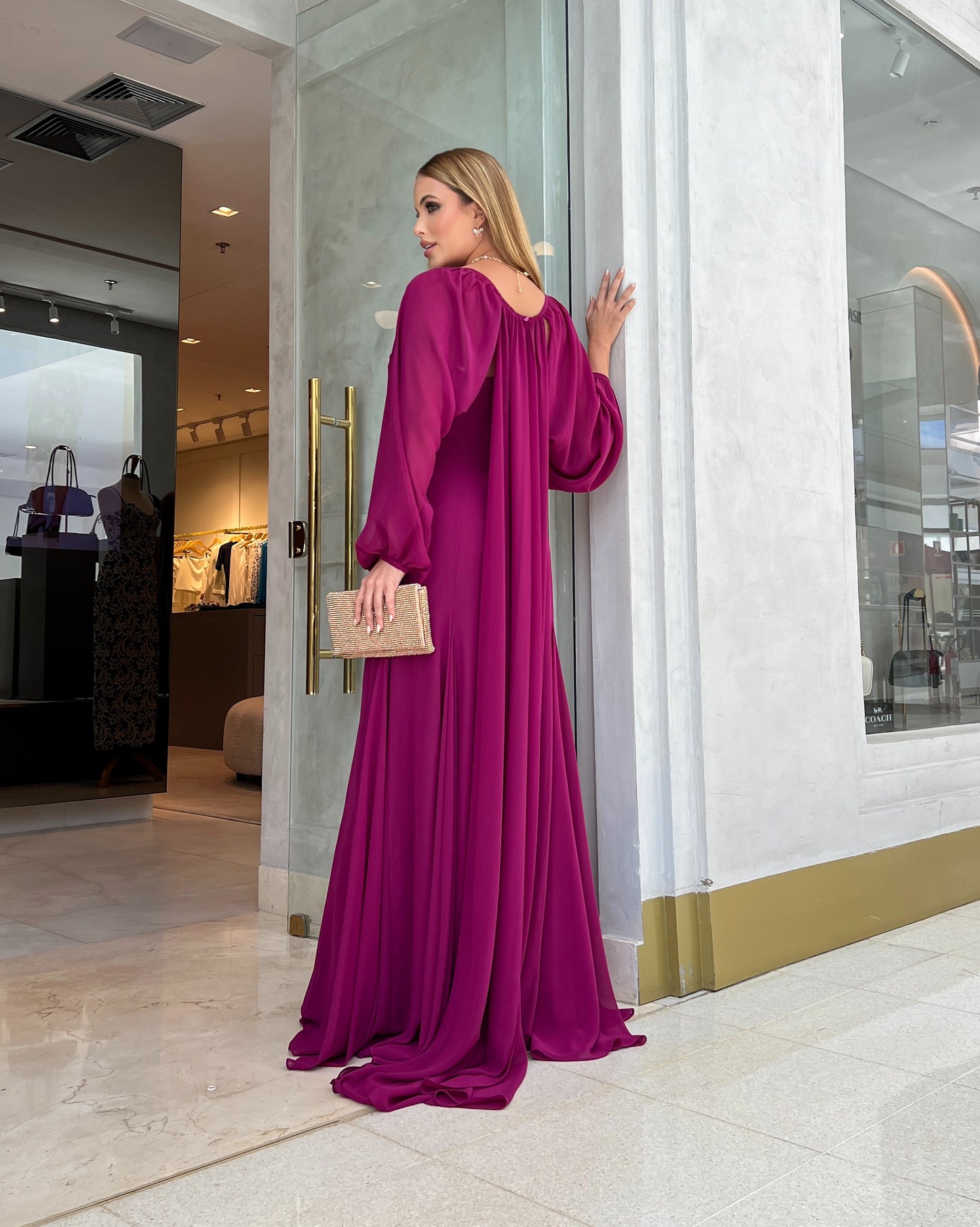 Vestido Dpsco Leyla Purpura