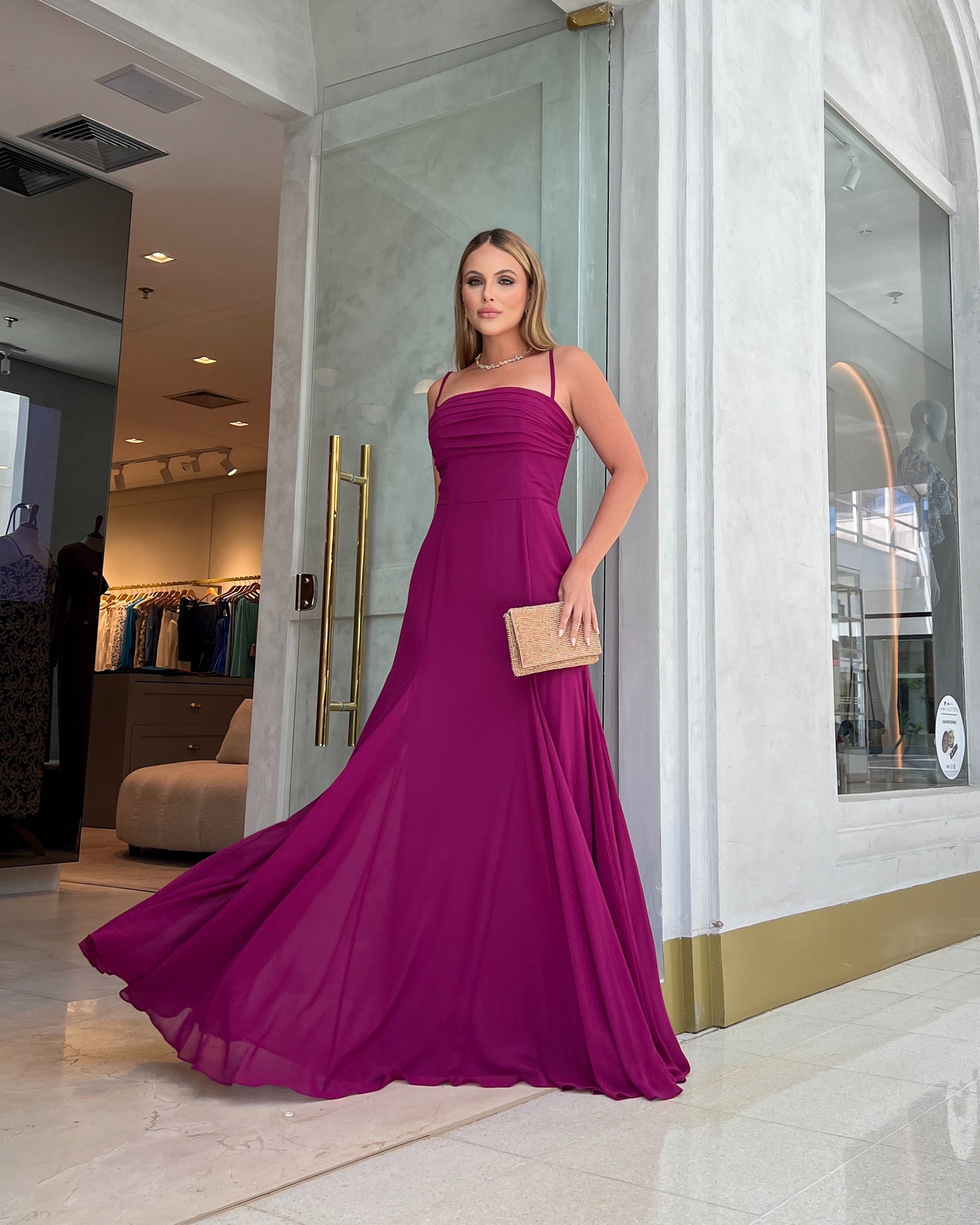 Vestido Dpsco Leyla Purpura