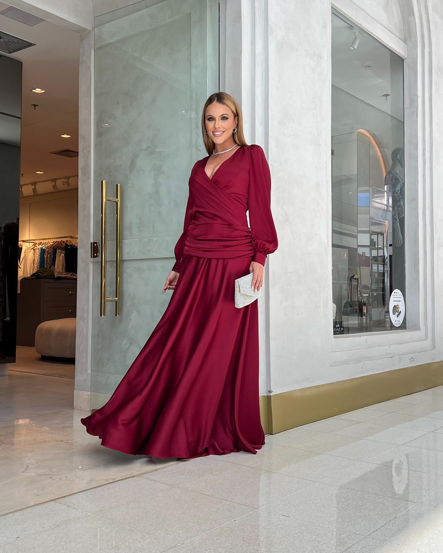 Vestido Dpsco Mabele Marsala