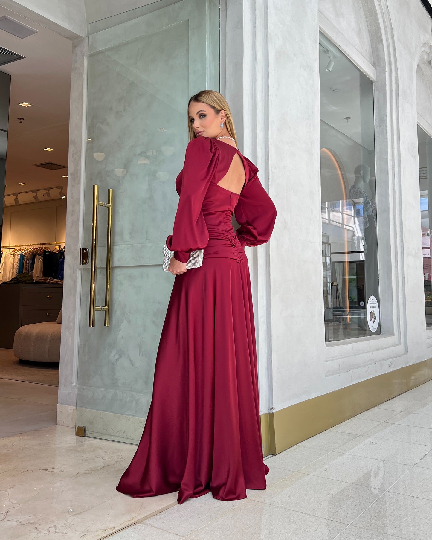Vestido Dpsco Mabele Marsala