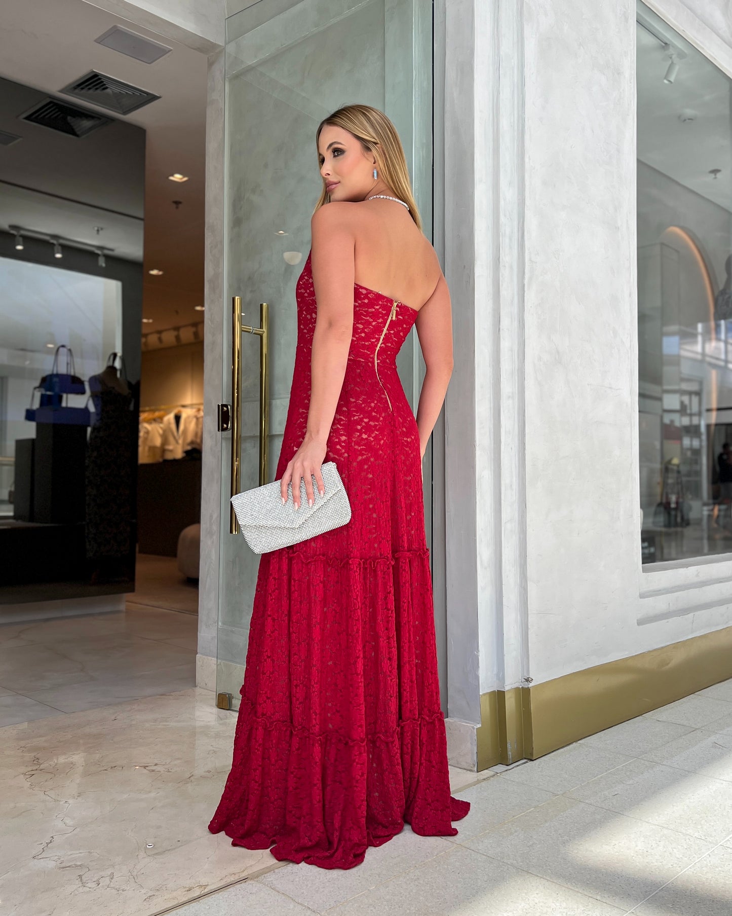 Vestido Cloude Fani Vinho