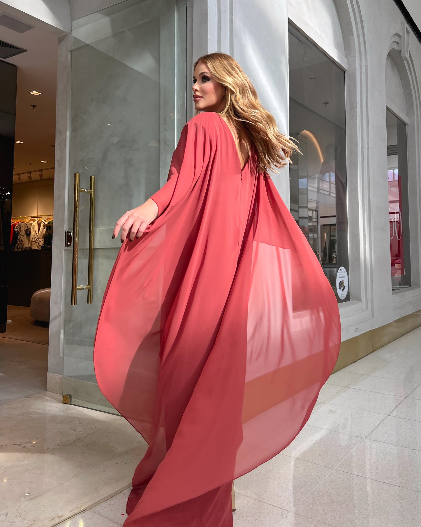 Vestido Dpsco Silvana Terracota