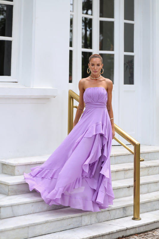 VESTIDO AMICCI TQC JABOUR LILAS