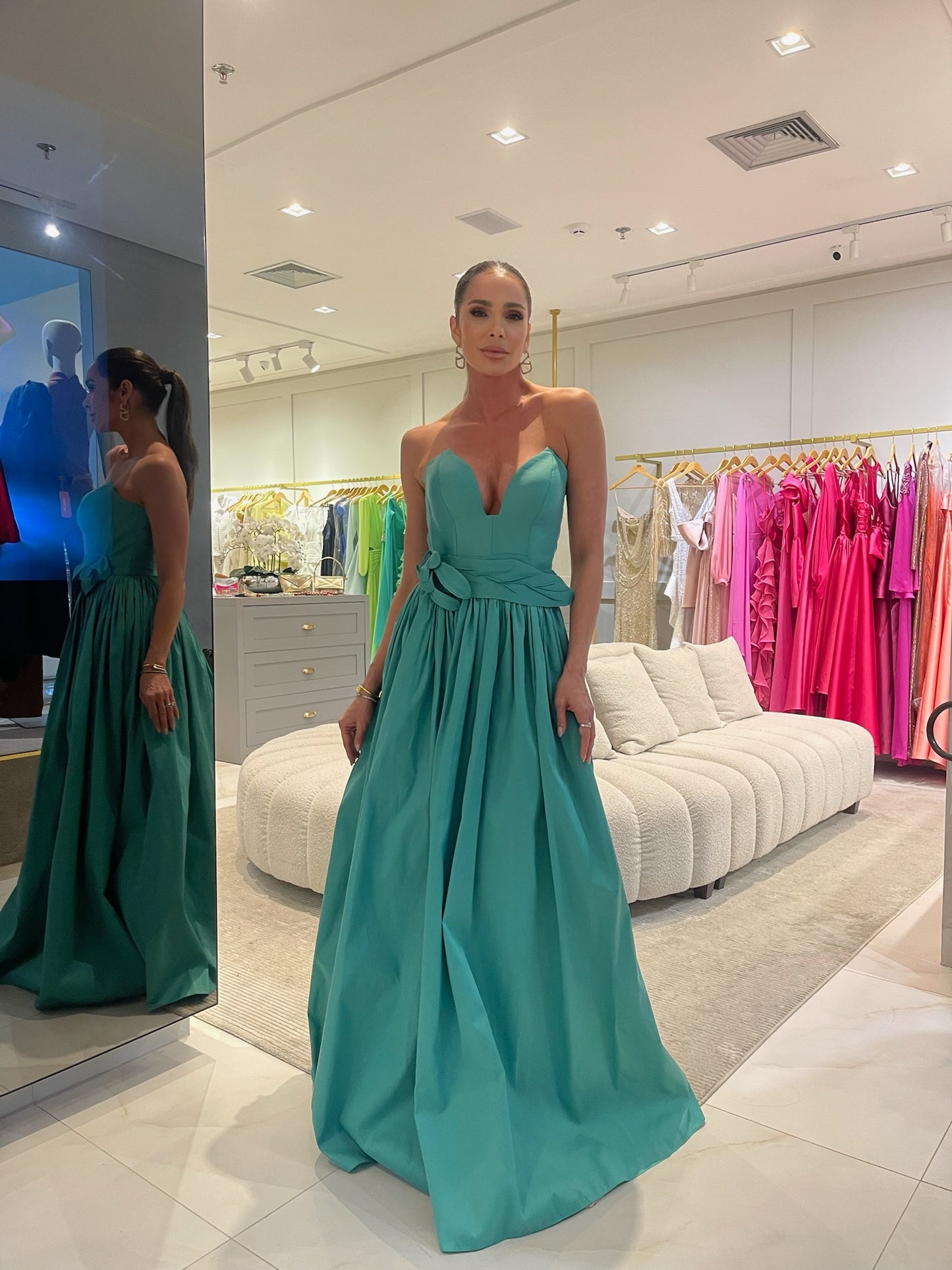 Vestido Fabiana Milazzo Adelle Tqc Com Cinto