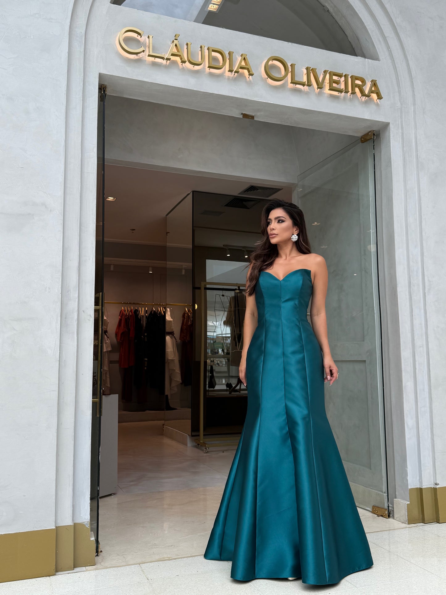 Vestido M.Rodarte Danubia Ombro A Ombro