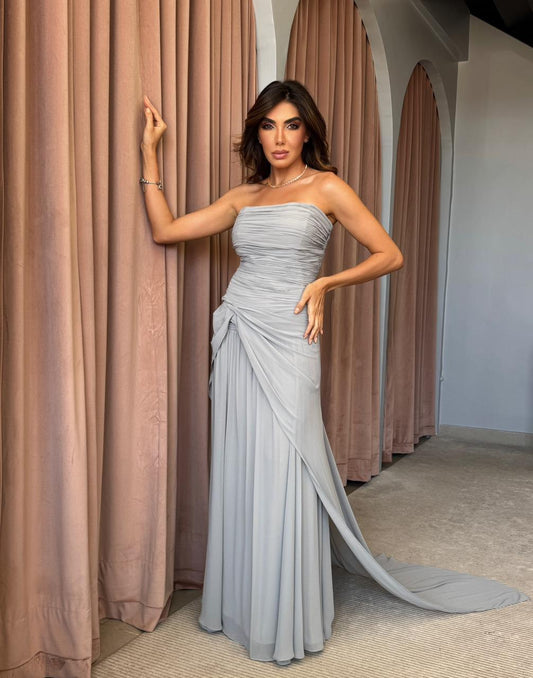 Vestido amissima longo lana verde