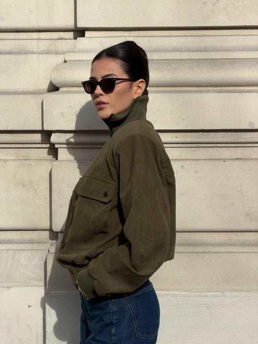 JAQUETA CLOUDE BIANCA VERDE MUSGO