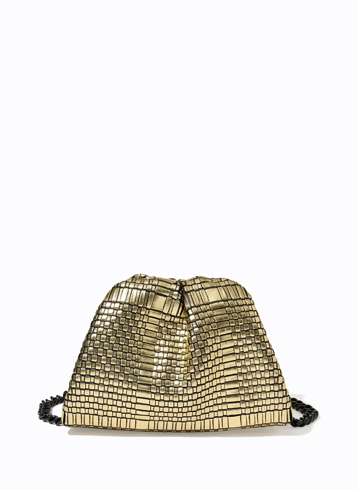 CLUTCH LE LIS BLANC DORA GOLD