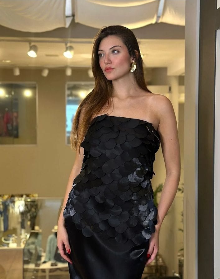 Vestido M.Rodarte Preto Luciana