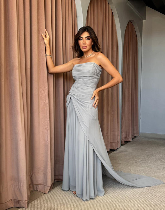 Vestido amissima longo lana verde