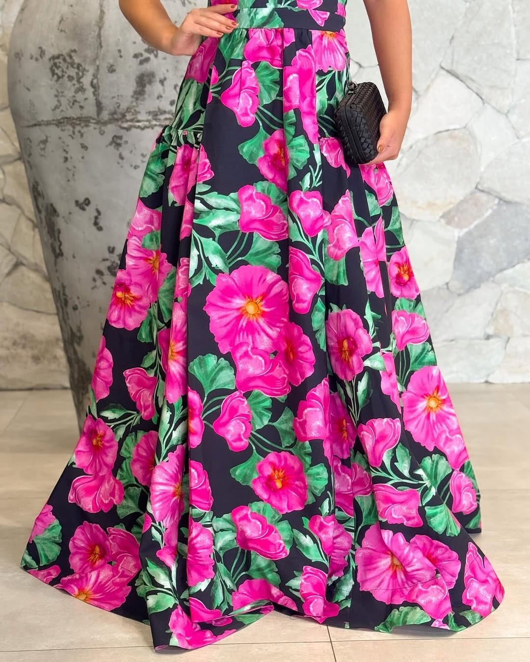Vestido Amarante Analu Longo Estampado