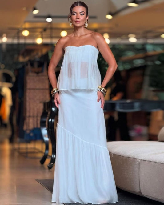 Conjunto Anne Fernandes Luisa Off White