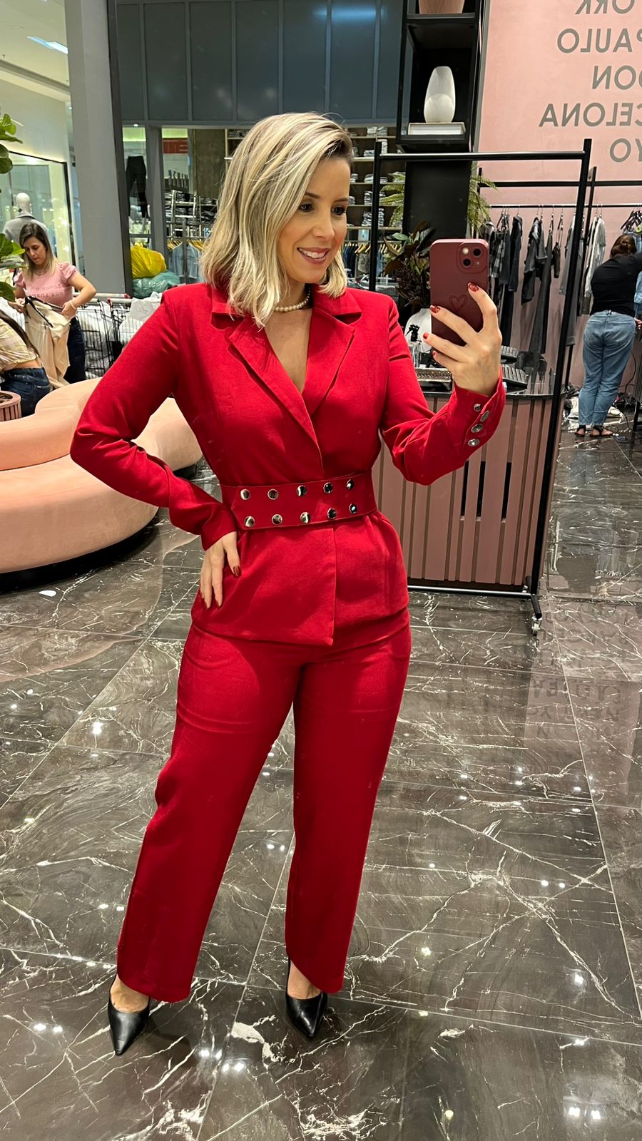 Conjunto Lily Belle Kele Vermelho