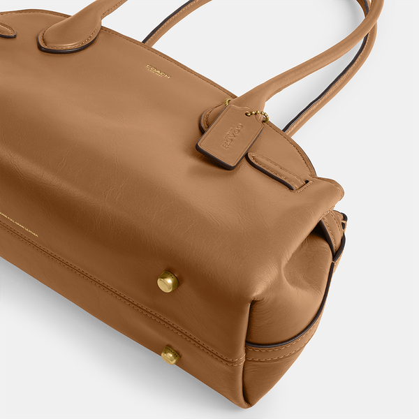 Bolsa Coach Empire Carryall 34 Caramelo