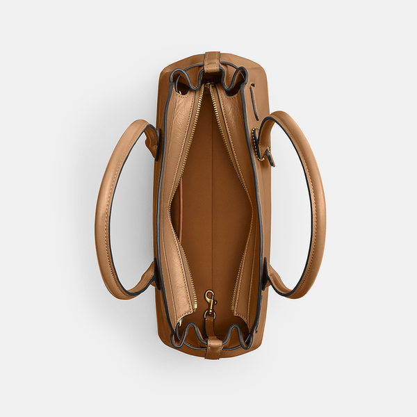 Bolsa Coach Empire Carryall 34 Caramelo