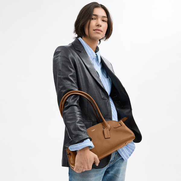 Bolsa Coach Empire Carryall 34 Caramelo
